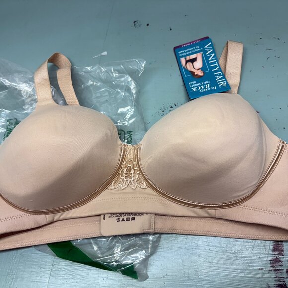 Vanity Fair Beauty Back Bra 36C wireless - new! - Picture 1 of 7